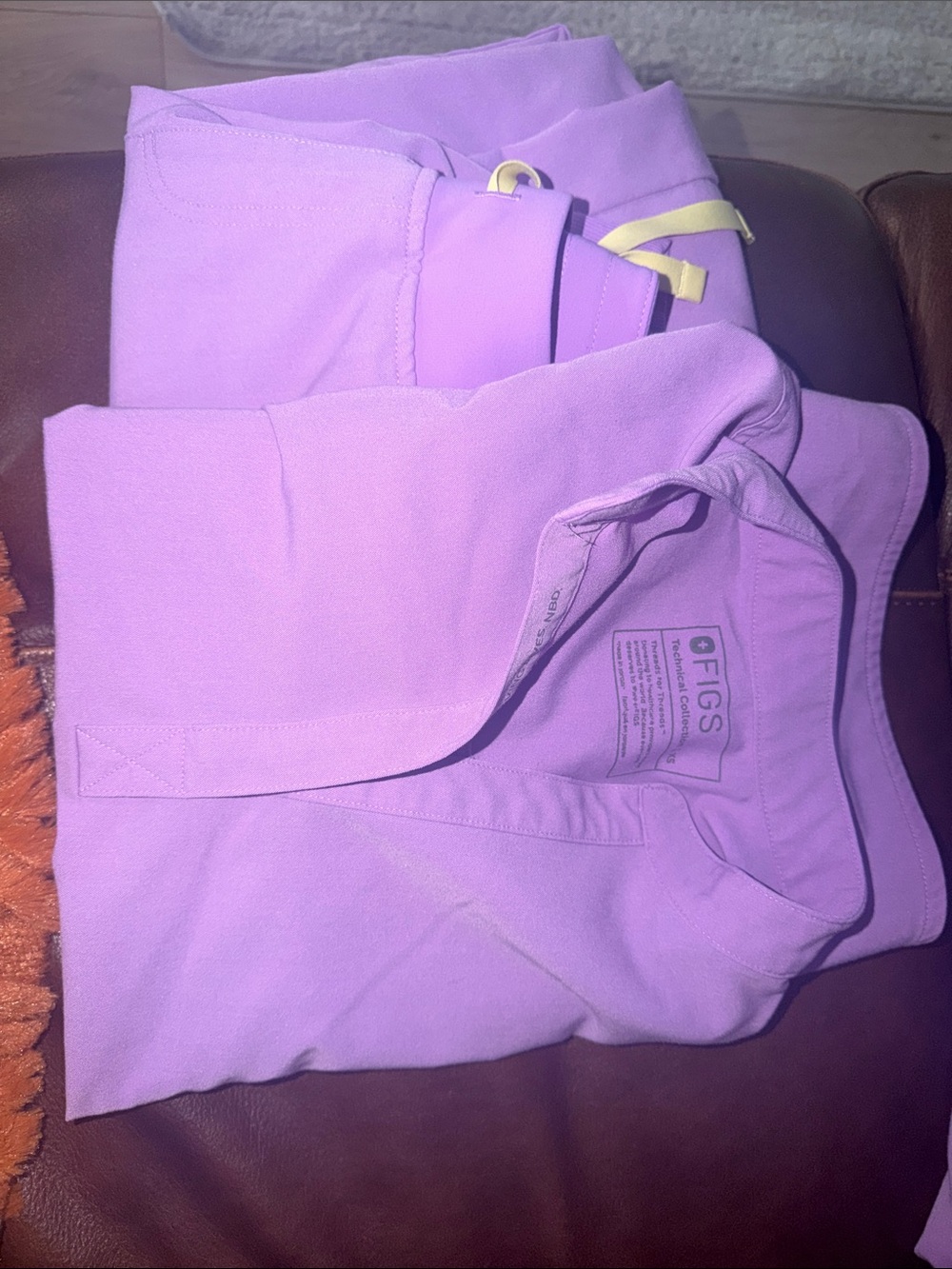 Figs scrub set purple haze